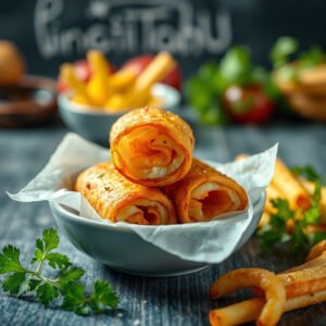 Hot Roll Crocante na Air Fryer