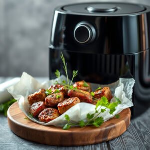 Medalhão de Carne na Air Fryer com Ervas Finas