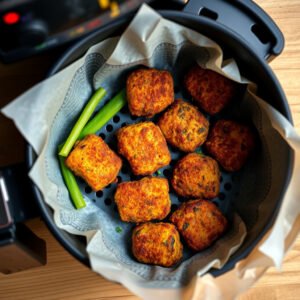 Nuggets de Legumes Crocantes na Air Fryer