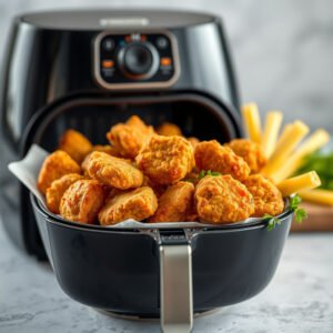 Nuggets Recheados na Air Fryer com Sabor Brasileiro
