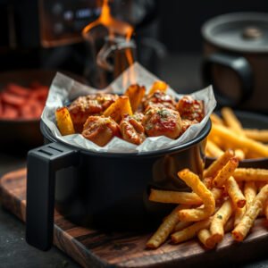 Tirinhas de Carne ao Molho na Air Fryer