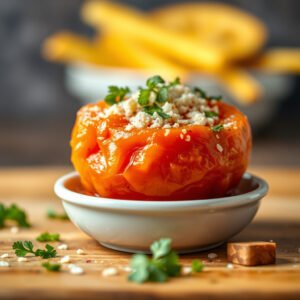 Tomate Recheado com Queijo na Air Fryer Delícia Brasileira