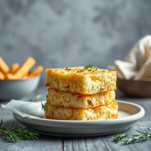 Queijo Coalho Grelhado na Air Fryer com Ervas Aromáticas
