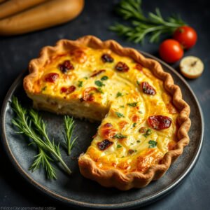 Quiche de Espinafre na Air Fryer Deliciosa