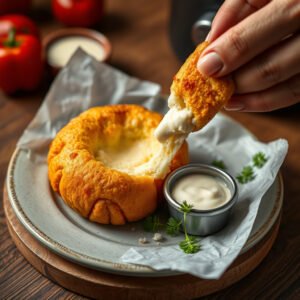 Bolinha de Queijo Crocante na Air Fryer