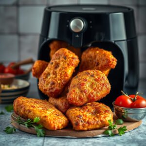 Rabanada saudável na Air Fryer com toque de canela