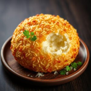 Bolinho de Arroz na Air Fryer Crocante