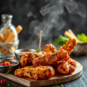 Bisteca Suína Crocante na Air Fryer