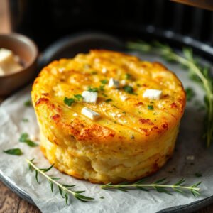 Couve-flor Gratinada na Air Fryer com Queijo e Ervas