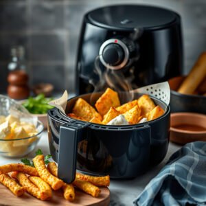 Suflê de Queijo na Air Fryer Delícia Brasileira